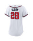 Фото #4 товара Women's Matt Olson White Atlanta Braves Home Replica Player Jersey