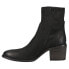 Diba True Majestic Zippered Round Toe Booties Womens Black Casual Boots 36816-00