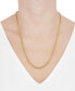 ფოტო #2 პროდუქტის Round Box Chain 22" Strand Necklace (3-3/4mm) in 10k Gold