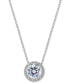 ფოტო #2 პროდუქტის Silver-Tone Crystal Pendant Necklace, Created for Macy's