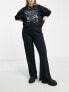 Фото #1 товара Noisy May Curve flared trousers in black