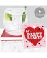 Фото #3 товара Conversation Hearts - Funny Valentine's Day Party Decor Drink Coasters Set of 6