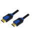 Фото #3 товара LogiLink CHB1115 - 15 m - HDMI Type A (Standard) - HDMI Type A (Standard) - 10.2 Gbit/s - Black - Blue