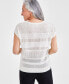 Фото #3 товара Petite Dolman-Sleeve Metallic Sweater, Created for Macy's