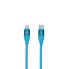 Фото #1 товара Дата-кабель с USB Contact LIGHTING Тип C Синий (1,5 m)