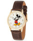 ფოტო #1 პროდუქტის Disney Mickey Mouse Men's Gold Cardiff Alloy Watch