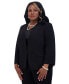 ფოტო #3 პროდუქტის Women's Collarless Open-Front Long-Sleeve Jacket