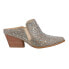 Фото #1 товара Corkys Hello Darlin Rhinestone Mules Womens Silver Dress Casual 10-0076-CLER