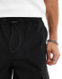 ADPT technical cargo short in black