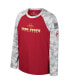 ფოტო #3 პროდუქტის Big Boys and Girls Cardinal/Camo Iowa State Cyclones OHT Military Appreciation Dark Star Raglan Long Sleeve T-Shirt