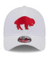 Фото #2 товара Men's White Buffalo Bills Throwback 39Thirty Flex Hat