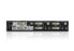 Фото #3 товара ATEN 2-Port USB DVI Dual-View KVM Switch with Audio & USB 2.0 Hub (KVM cables included) - 2560 x 1600 pixels - Ethernet LAN - Rack mounting - 10.6 W - 1U - Black - Silver