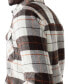 ფოტო #3 პროდუქტის Men's Relaxed-Fit Plaid Fleece-Lined Shirt Jacket