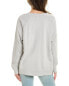 Onia Garment Dye Oversized Crewneck Sweatshirt Women's Grey S