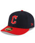 Men's Navy/Red Cleveland Guardians National Baseball Hall of Fame Low Profile 59FIFTY Fitted Hat