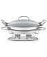 Stainless Steel 11" Round Buffet Server