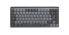 Фото #1 товара Logitech MX Mechanical Mini Minimalist Wireless Illuminated Keyboard - Tenkeyless (80 - 87%) - RF Wireless + Bluetooth - Mechanical - QWERTY - LED - Graphite - Grey