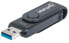 Фото #1 товара Manhattan USB-A Mini Multi-Card Reader/Writer - 5 Gbps (USB 3.2 Gen1 aka USB 3.0) - 24-in-1 - SuperSpeed USB - Windows or Mac - Black - Three Year Warranty - Blister - MMC - MMC Mobile - MicroSD (TransFlash) - MicroSDHC - MicroSDXC - RS-MMC - SD - SDHC - SDXC - Bla