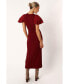 ფოტო #2 პროდუქტის Cally Ruffle Sleeve Maxi Dress