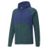 Фото #1 товара Puma Dime FullZip Basketball Jacket Mens Green Casual Athletic Outerwear 5328921