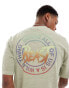 ONLY & SONS relaxed fit t-shirt with retro beast back print in washed khaki