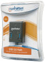 Фото #3 товара USB-концентратор Manhattan 4 порта USB-A - 5 Гбит/с (USB 3.2 Gen1 aka USB 3.0) - Без источника питания от шины - Эквивалент ST4300MINU3B - Быстрая зарядка x1 порт до 0.9A или x4 порта с джеком питания (не включено) - Superspeed USB - Черный - Трехлетняя гарантия - Блистер - USB 3.2