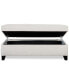 Фото #4 товара Kallison 53" Fabric Storage Ottoman, Created for Macy's