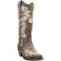 Corral Boots Floral Rhinestone Embroidery Snip Toe Cowboy Womens Brown Casual B