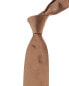 Boss Hugo Boss Medium Beige Solid Silk Tie Men's Beige Pce.