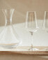 Set of bohemia crystal glassware