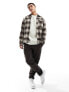 Фото #5 товара Jack & Jones faux wool shacket in brown check