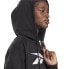 Женская спортивная куртка Reebok Training Essentials Vector Full-Zip Чёрный