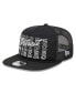 ფოტო #2 პროდუქტის Men's Black Detroit Tigers Street Team A-Frame Trucker 9Fifty Snapback Hat