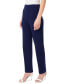 Women's Pull On High Double Wide Waistband Straight Leg Pants