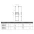 OEM MARINE 3030316 3 Steps Telescopic Stainless Steel Ladder
