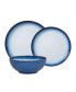 Фото #2 товара Blue Haze 12-Pc Dinnerware Set, Service for 4