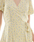 Фото #7 товара Платье Trixxi с принтом цветов, со вспушенными рукавами и оборками
