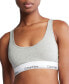 Фото #1 товара Calvin Klein Women's Modern Cotton Lightly Lined Bralette QF7586