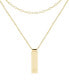 ფოტო #1 პროდუქტის 14K Gold Plated Maisie Initial Layering Necklace Set