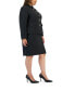 Plus Size Crepe Wing-Collar Jacket & Slim Skirt Suit