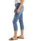 ფოტო #3 პროდუქტის Women's Suki Mid Rise Curvy Fit Capri Jeans