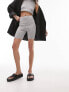 Фото #1 товара Topshop basic legging short in grey marl