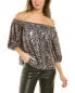 Фото #1 товара Ba&Sh Off-The-Shoulder Blouse Women's Black 0