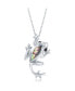 Фото #1 товара Sterling Silver Abalone Frog Pendant