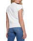 ფოტო #2 პროდუქტის Women's Embellished Graphic Fringed Cotton T-Shirt