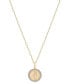 Audrey by Aurate diamond Virgo Disc 18" Pendant Necklace (1/10 ct. t.w.) in Gold Vermeil, Created for Macy's