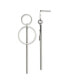 ფოტო #1 პროდუქტის Stainless Steel Polished Dangle Earrings