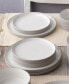 Фото #5 товара Colortex Stone Stax Dinner Plates, Set of 4