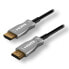 Фото #1 товара MCL Samar MCL MC385FO-30M - 30 m - HDMI Type A (Standard) - HDMI Type A (Standard) - 3D - Audio Return Channel (ARC) - Black - Silver
