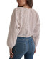 Фото #2 товара Women's Cotton Eyelet Cropped Blouse